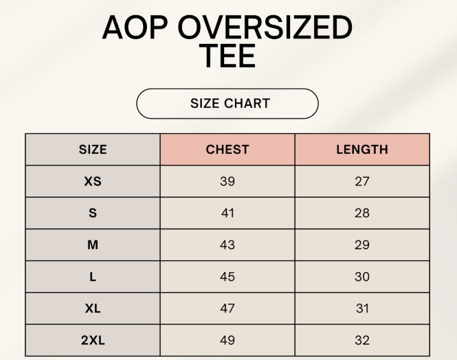 Unisex Oversized Tee