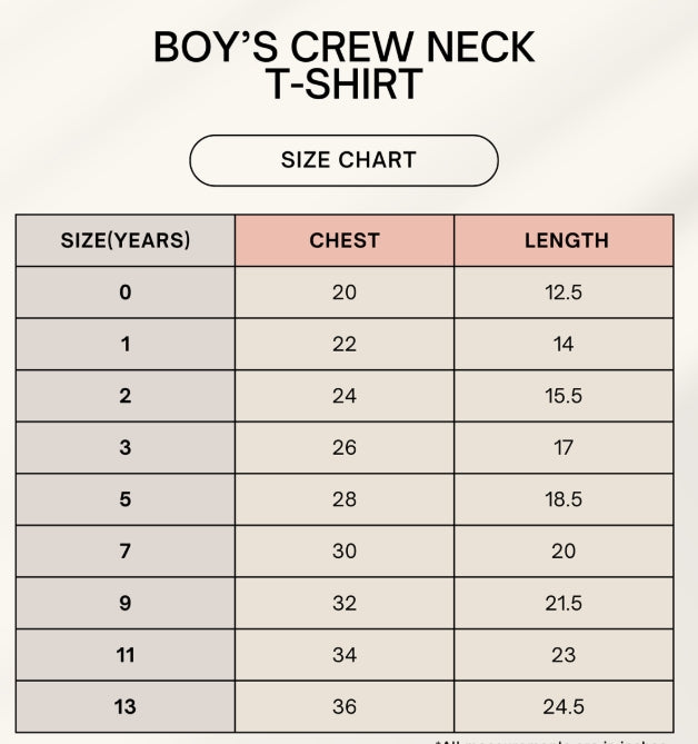 Boy's  Neck T-Shirt